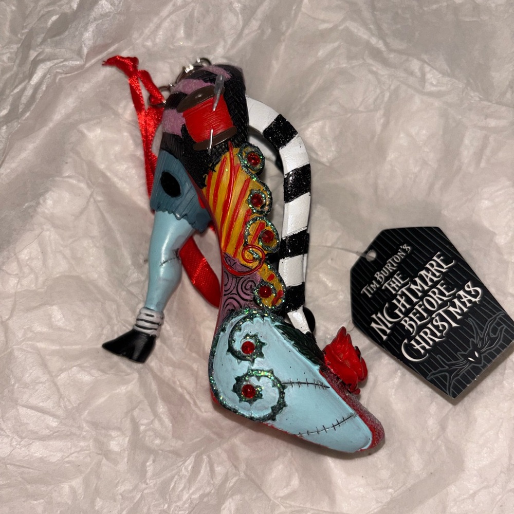 Sally High Heel Ornament - Multi-Color retired item no longer sold